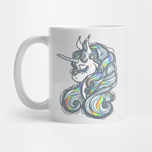 Rainbow Holographic Unicorn Mug